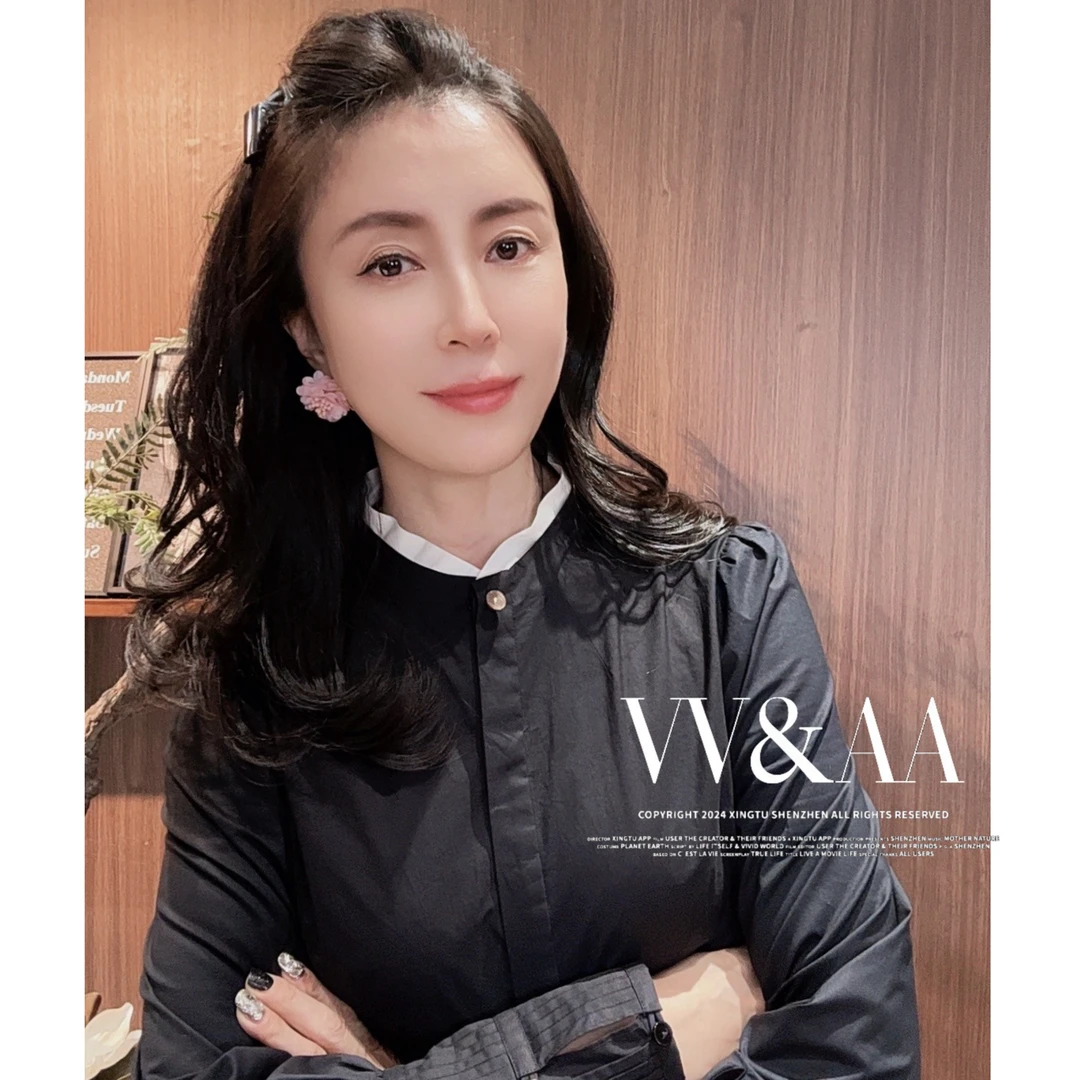 VV&AA 小众简约设计高级感法式通勤衬衫百褶袖衬衫 R621