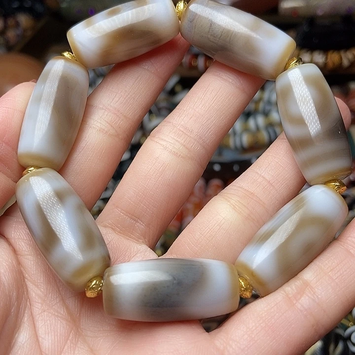 玛瑙/玉髓未镶嵌手链