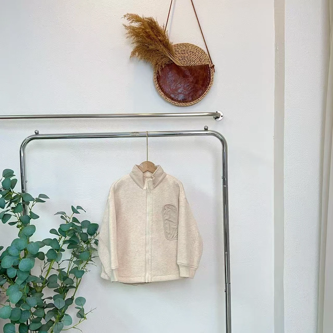 2707贝米白色超保暖毛绒外套