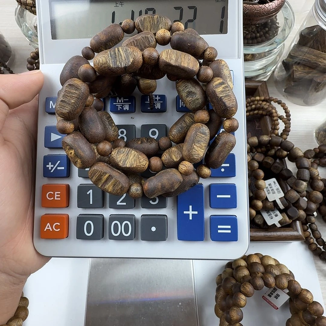 随***欲手串沉香留疤珠多圈