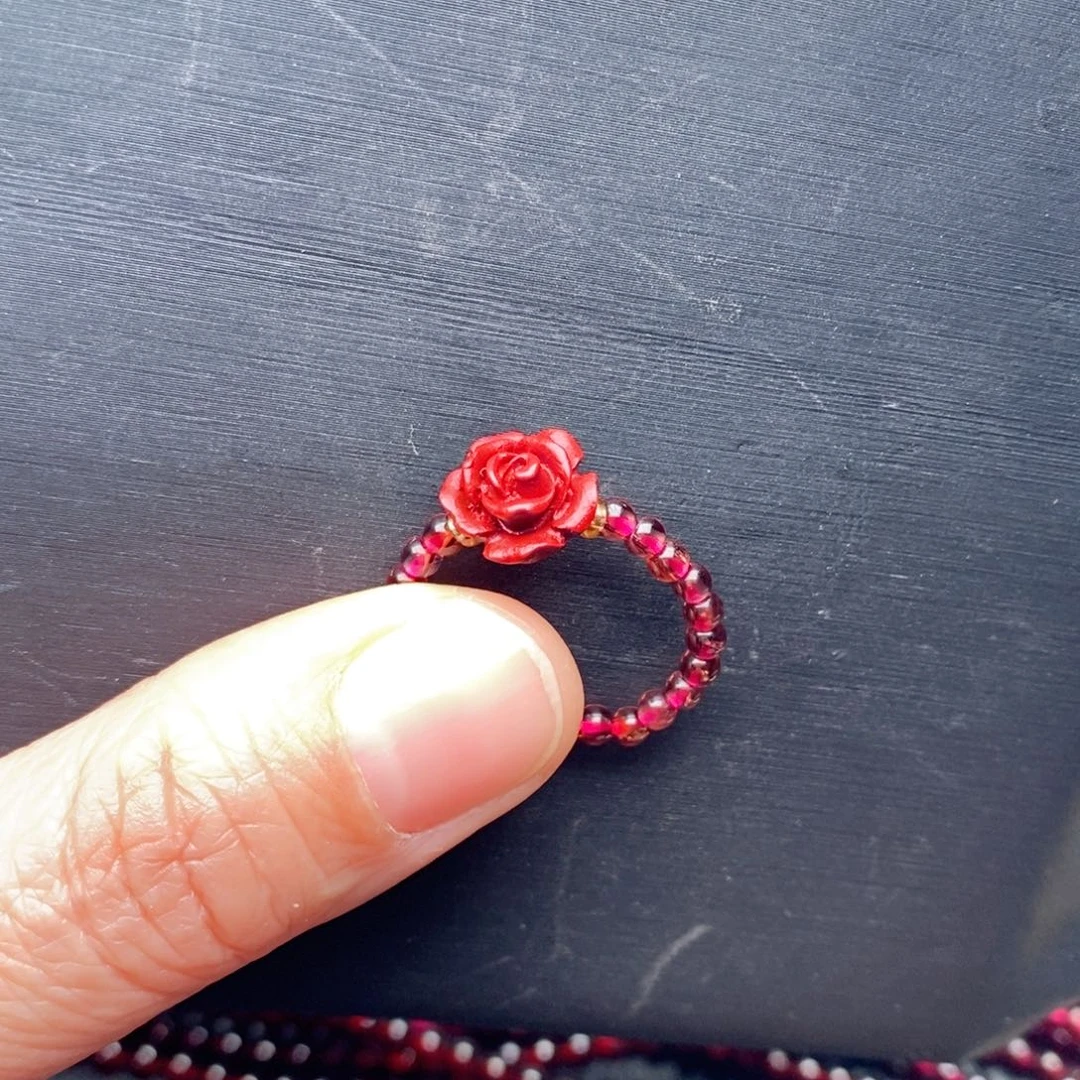 石榴石未镶嵌手链9.9亏米