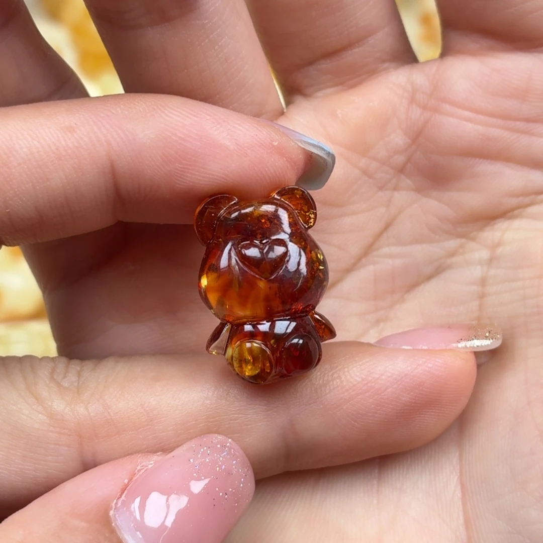 流***帐琥珀未镶嵌裸石蜜蜡