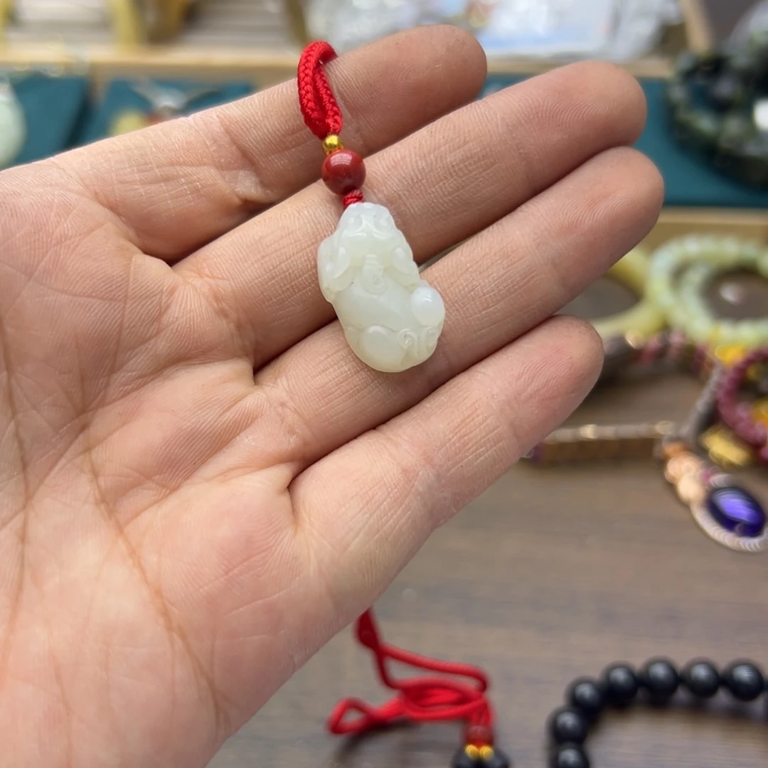 和田玉未镶嵌颈饰1840