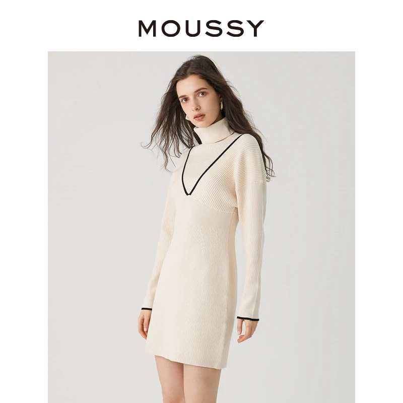 【达人专属】moussy连衣裙010FAK70-6970