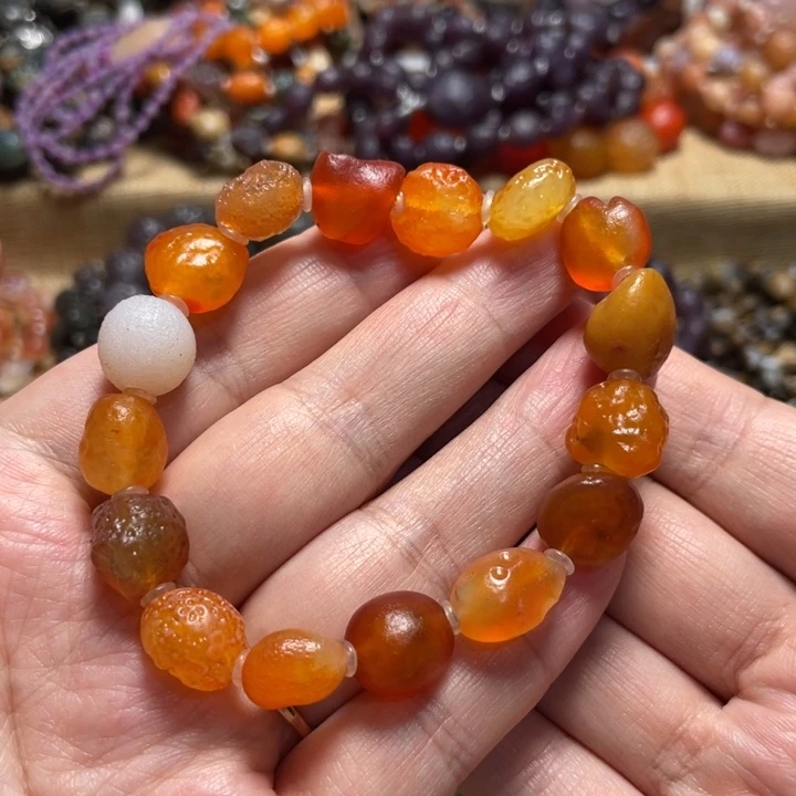 玛瑙/玉髓合金手链