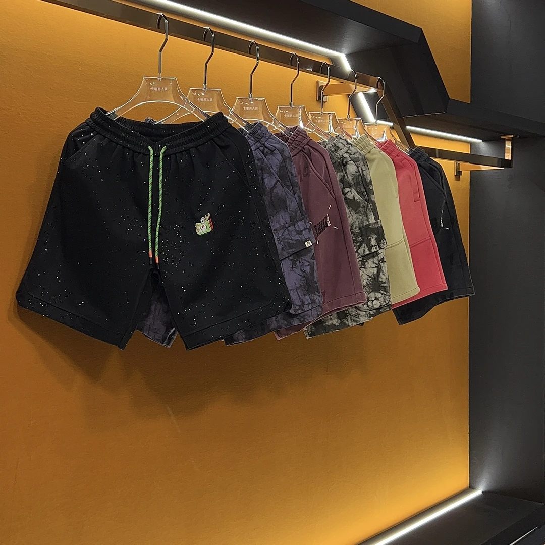 A1-系{101--199}-夏季潮牌个性百搭时尚休闲短裤男女同款