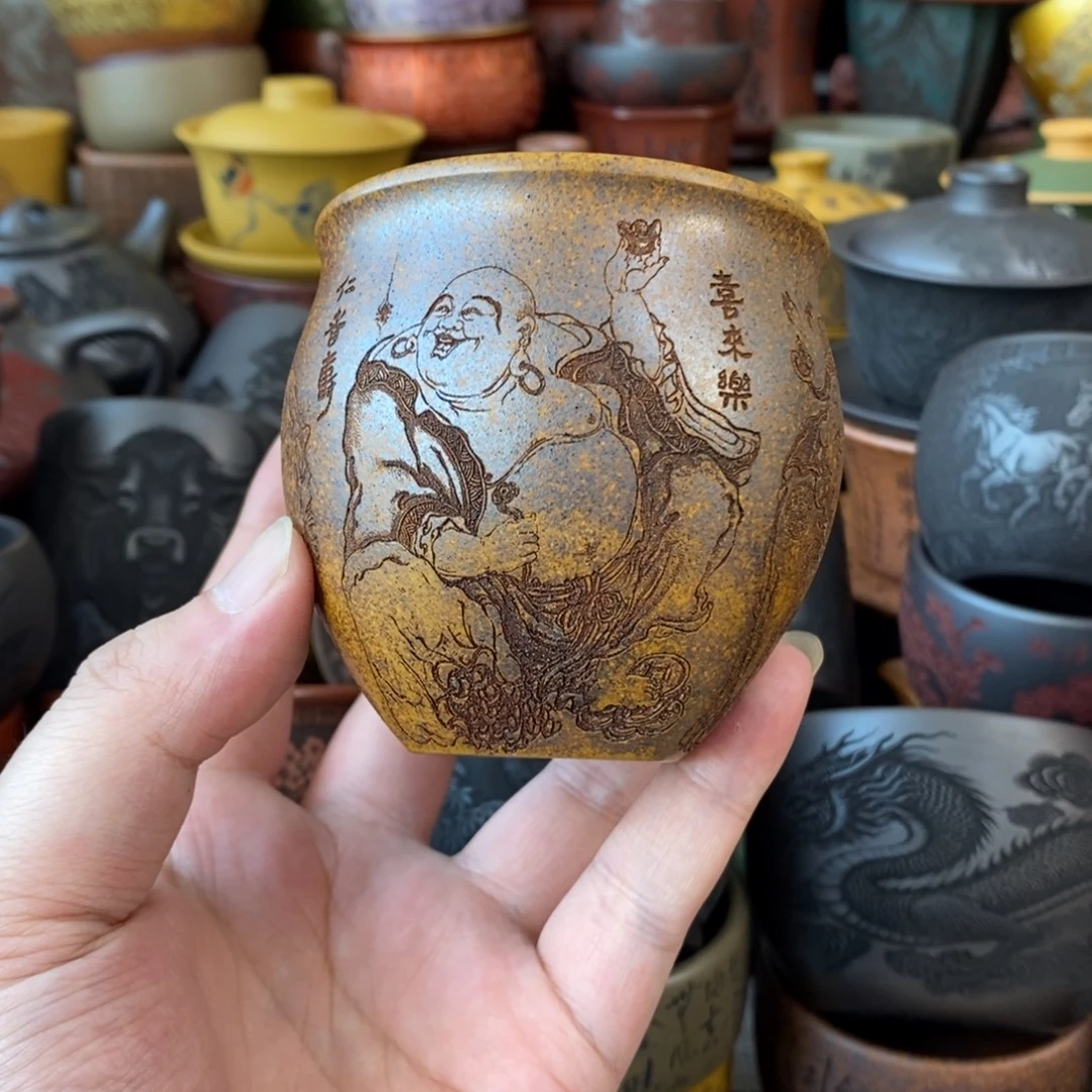 宜兴全手工紫砂杯