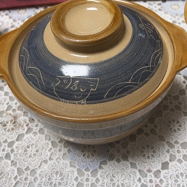 瓷粗瓷微瑕砂锅一16X9