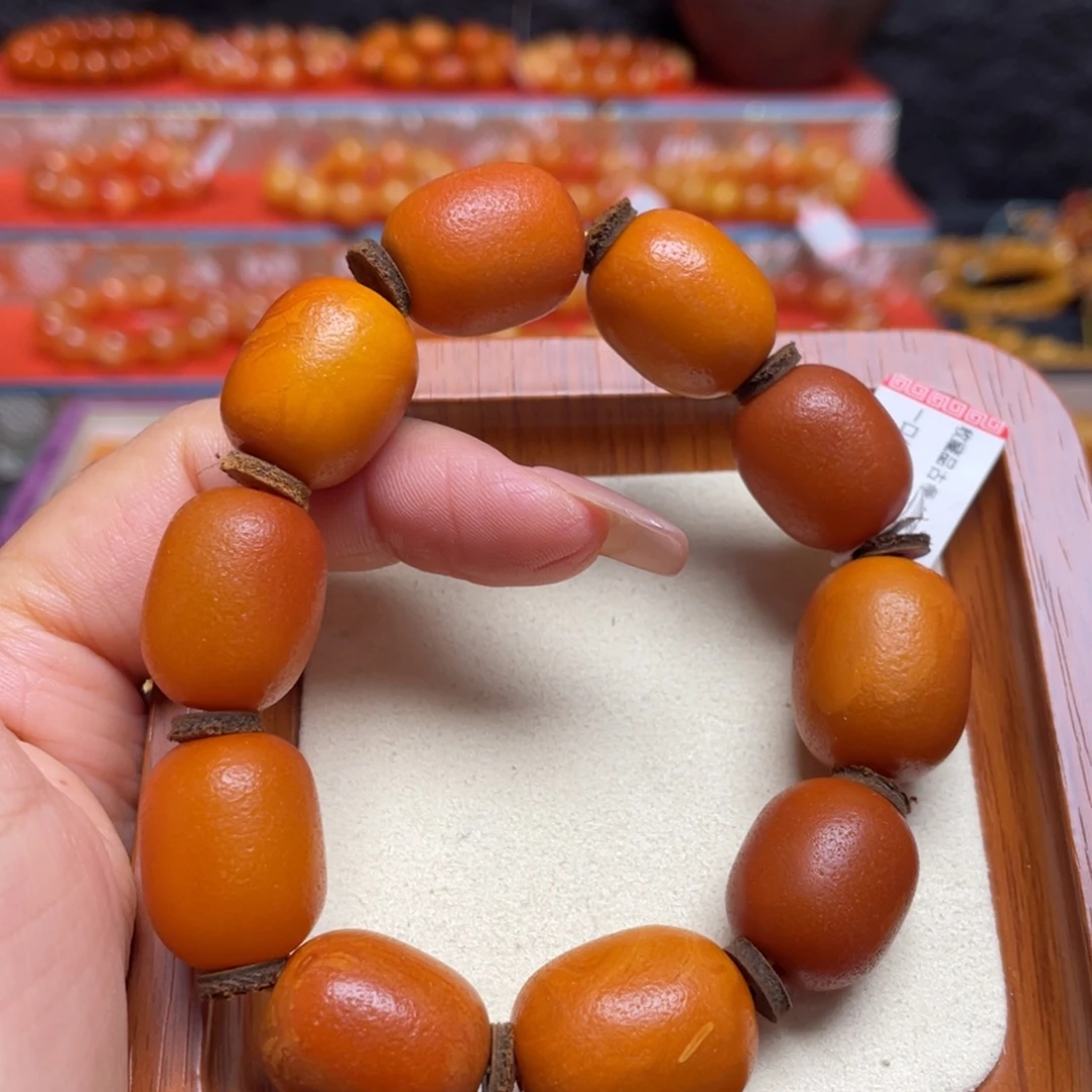 蜜蜡未镶嵌手链手串