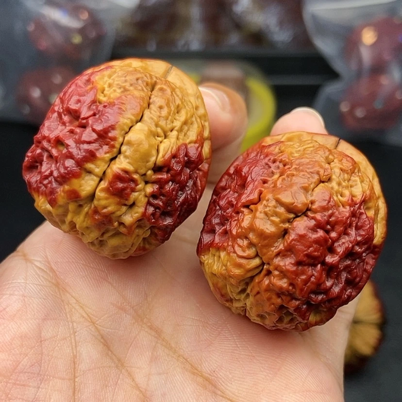 【闪购商品】把件文玩核桃40尺老蟾头