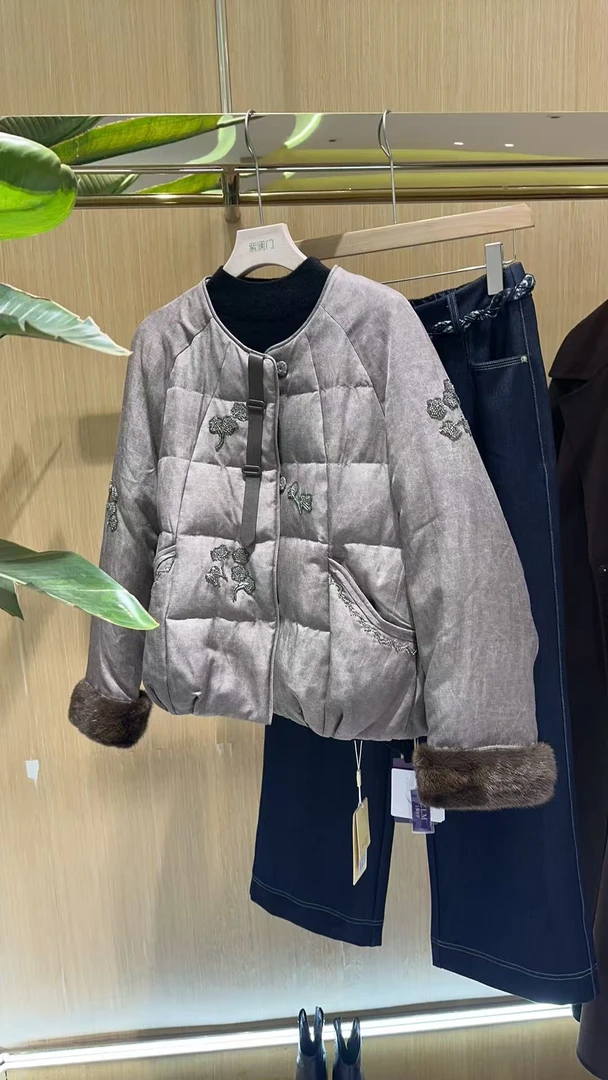 高端时尚气质百搭鹅绒服F2503