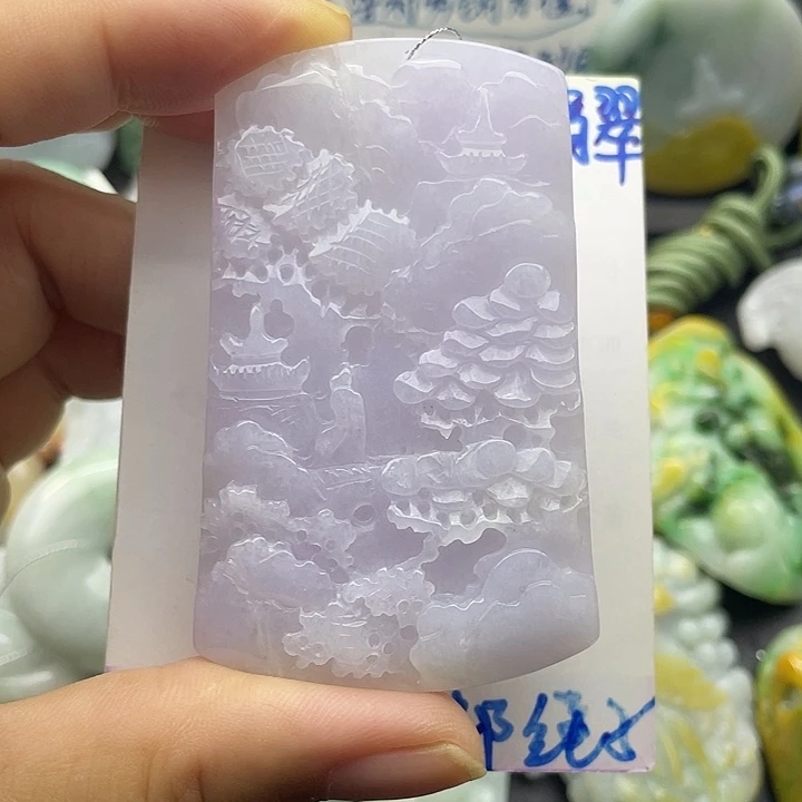 翡翠未镶嵌颈饰天然翡翠