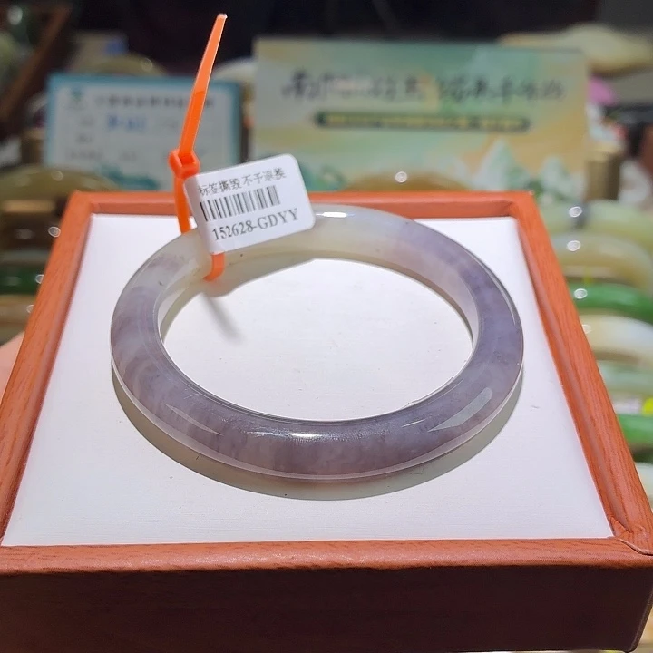 和田玉未镶嵌手镯45。55