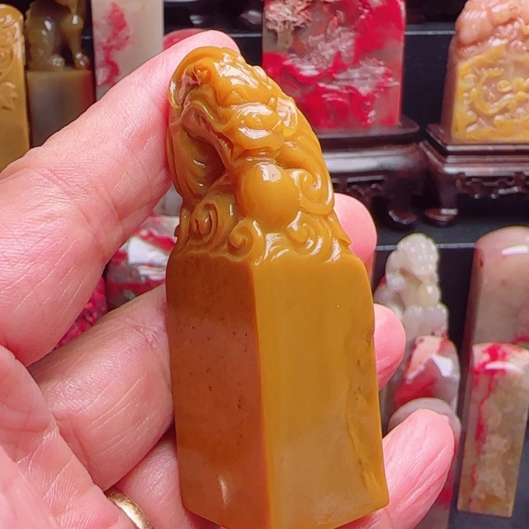 昌化石田黄石印章