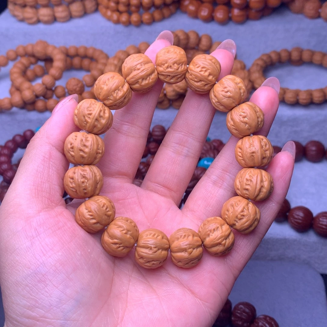猴头核桃手串老款麻花八楞