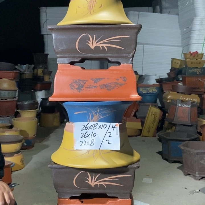 紫砂花盆紫砂紫砂