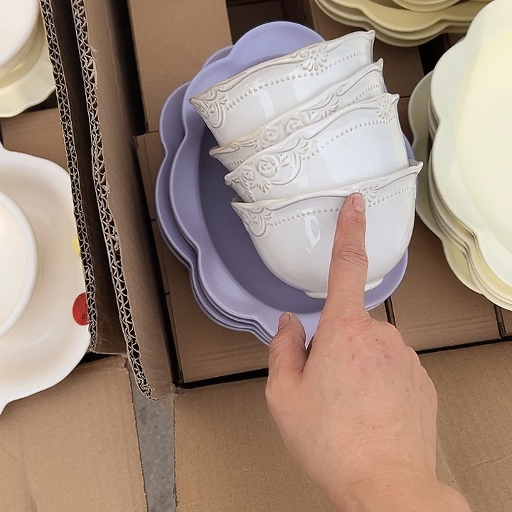 瓷片默认瑕疵商品浮雕米