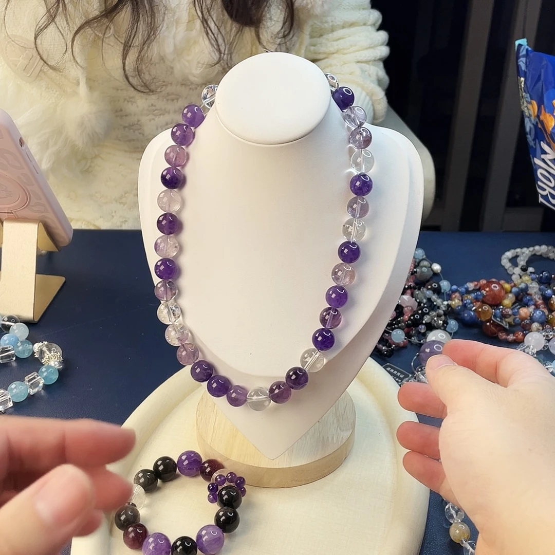 水晶银S925镶嵌手链