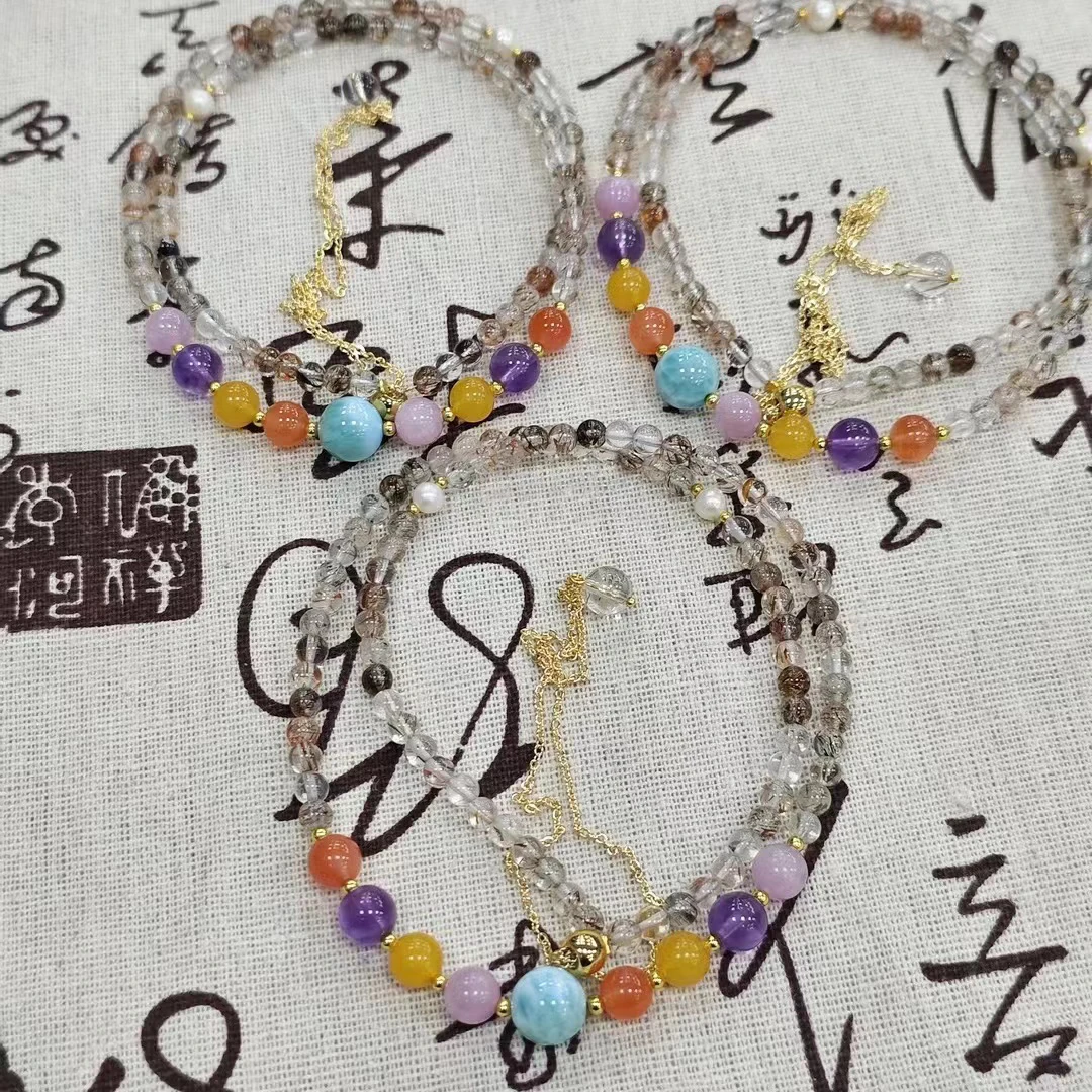 【书记甄选】原创多宝项链 多样性发一件 约4-9mm CC4395