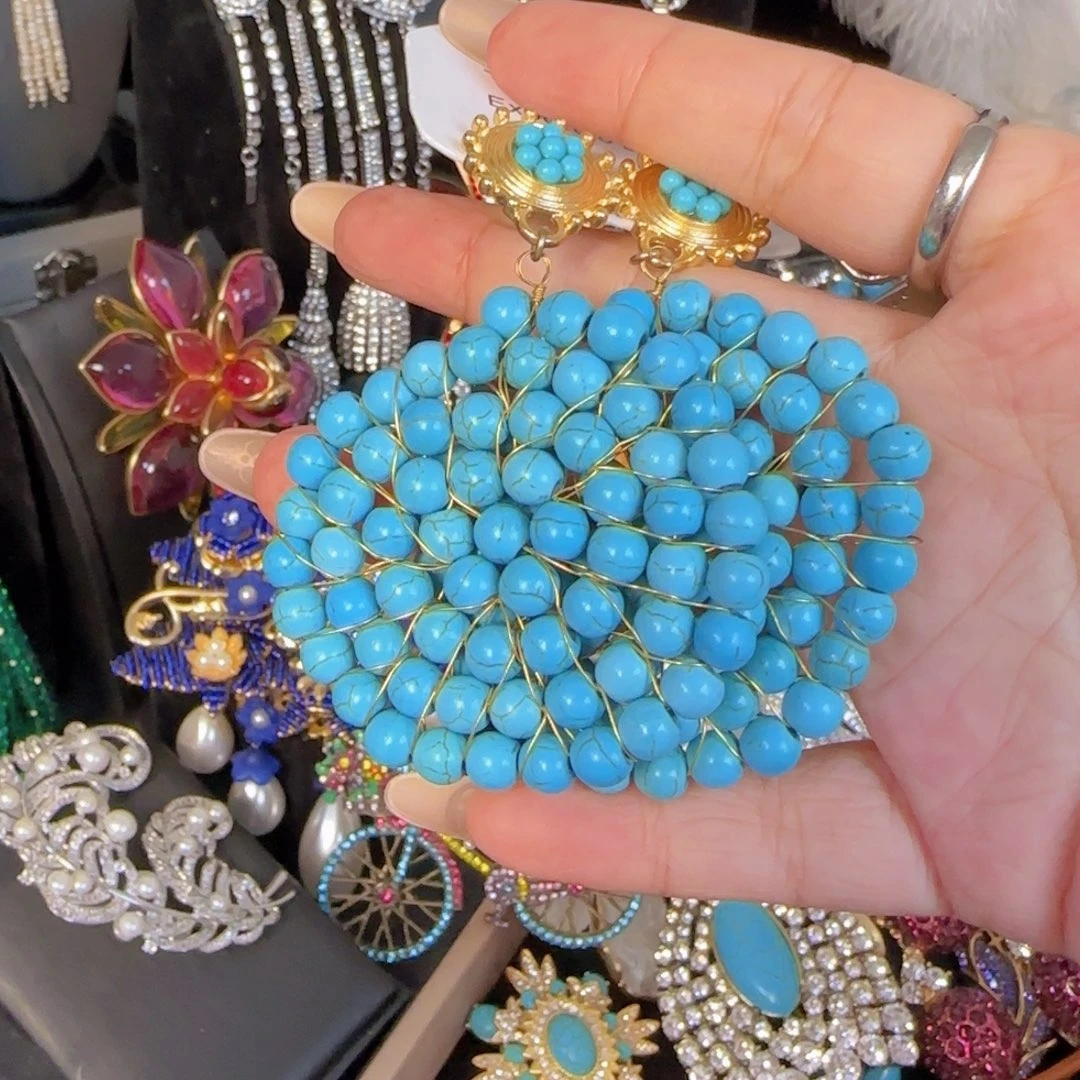 ****啊花岗石纯铜锡合金纯铜耳饰