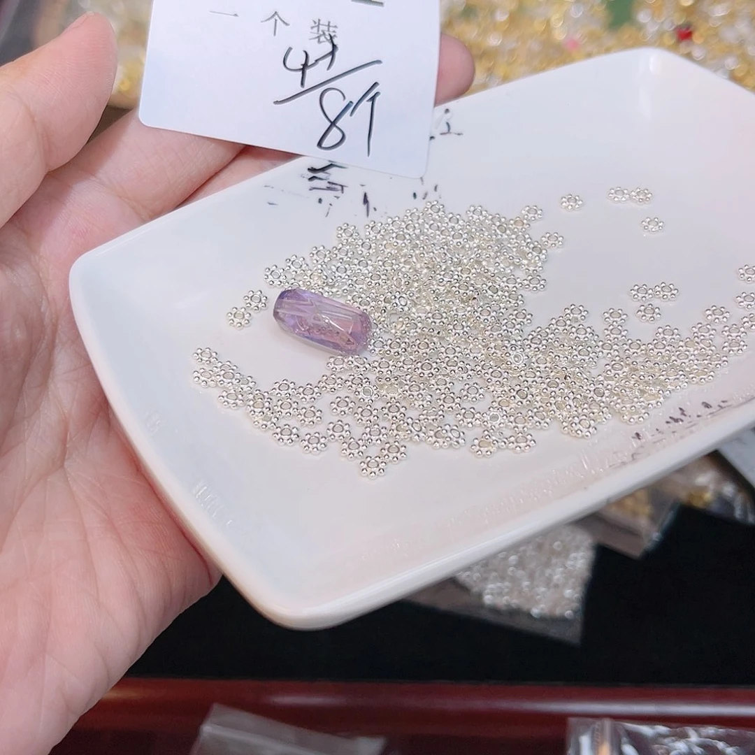 紫晶珠宝半成品银S925镶嵌271