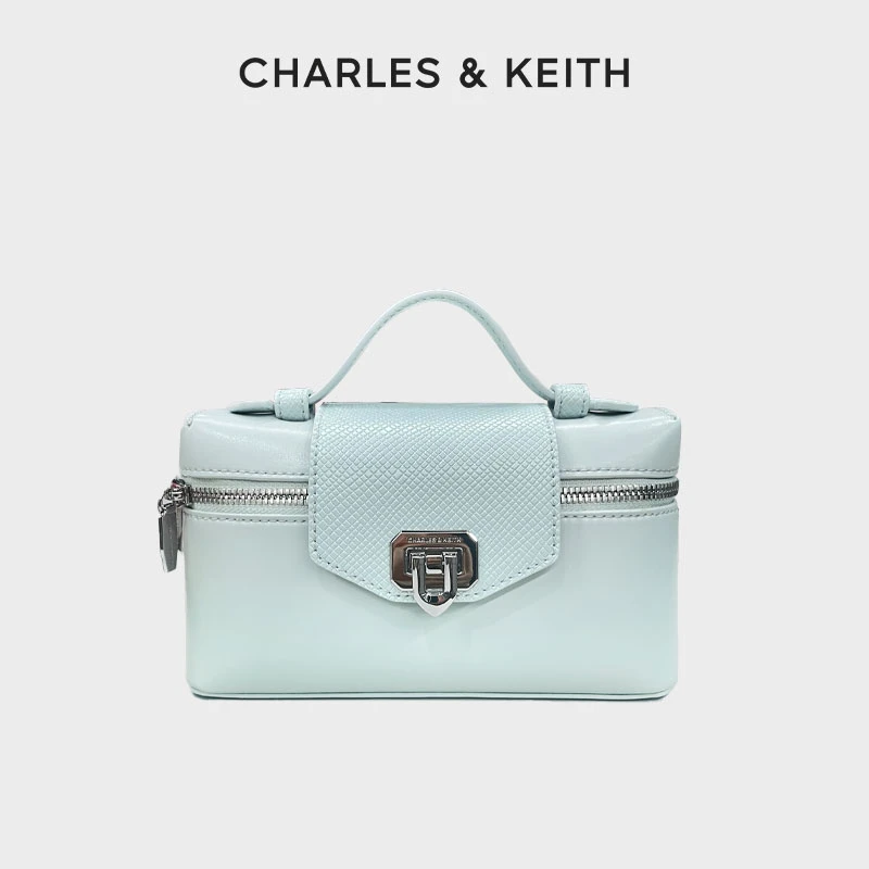 CHARLESKEITH女士手提方盒化妆包单肩包斜挎小方包【原】50782376-D