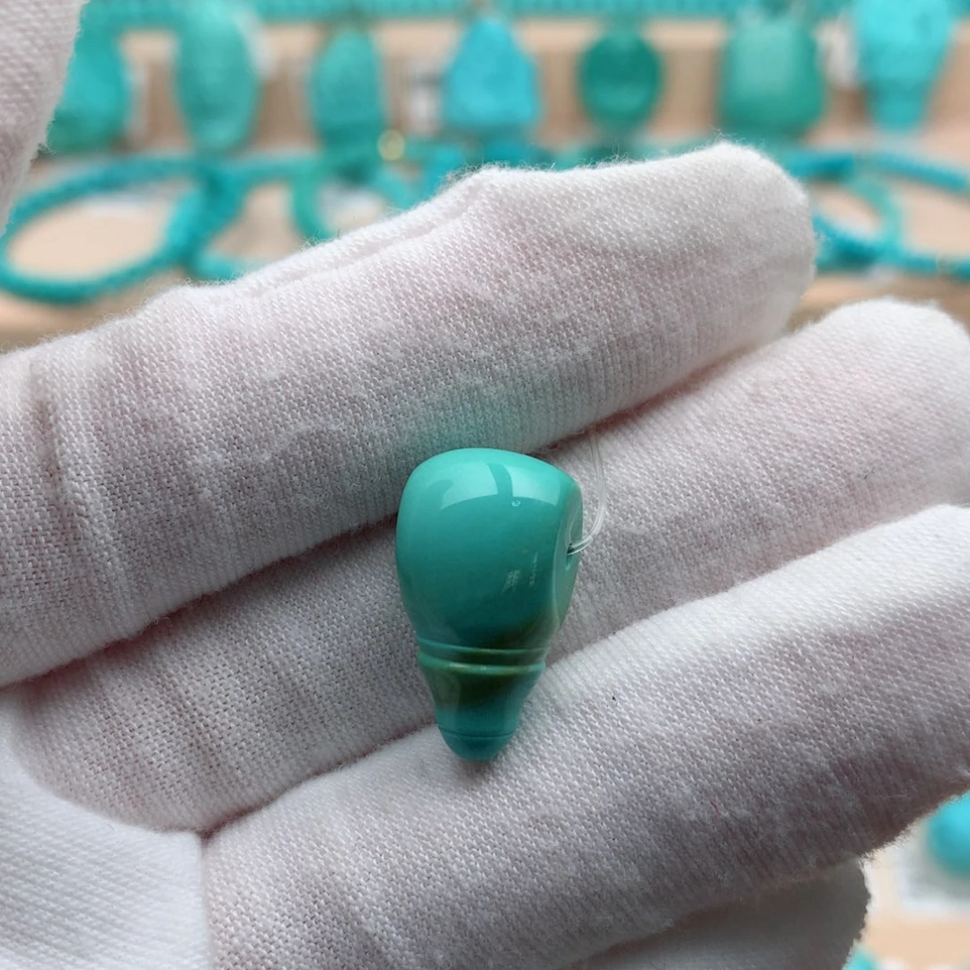 绿松石未镶嵌珠宝奇石10.4mm