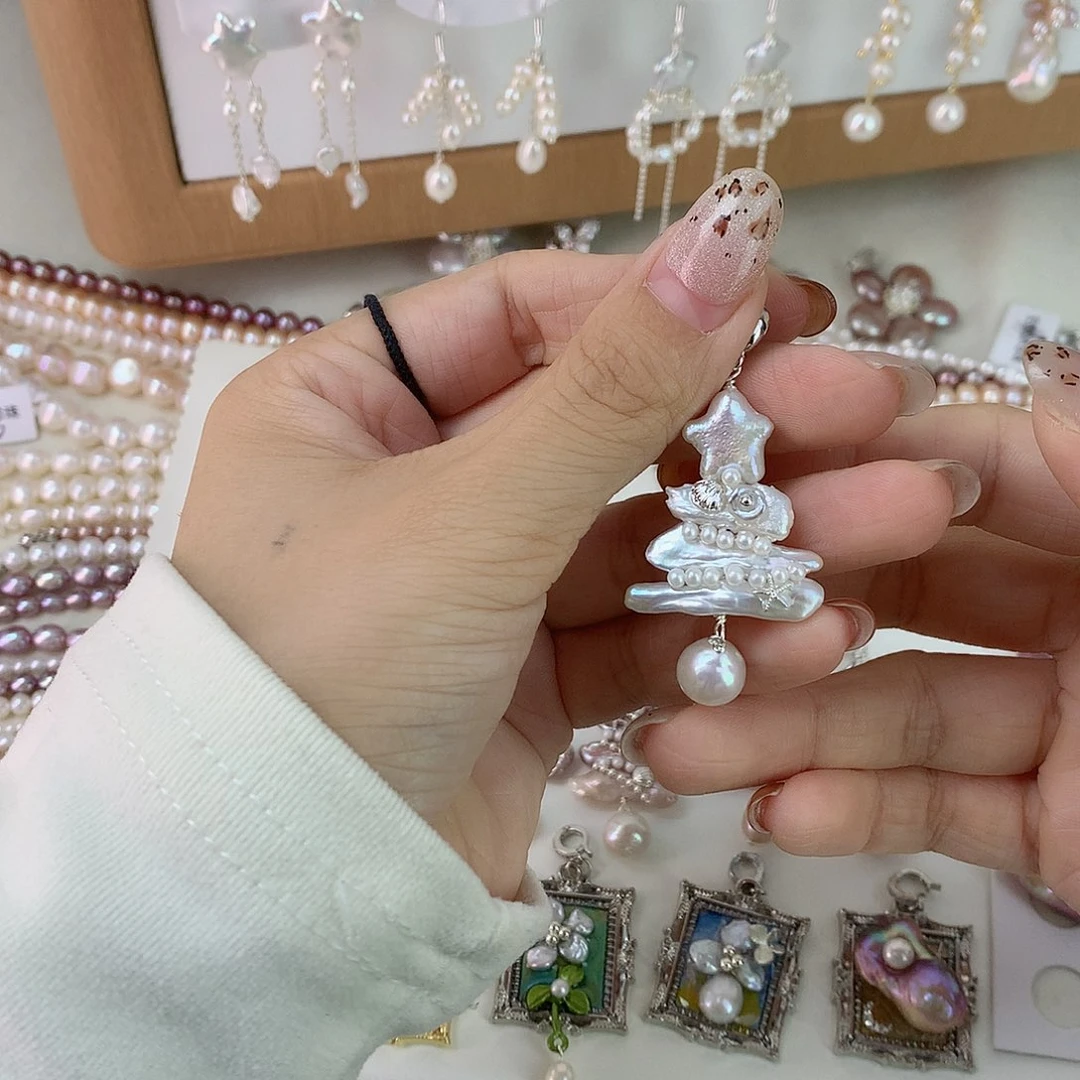 吊坠(不含链)未镶嵌淡水珍珠