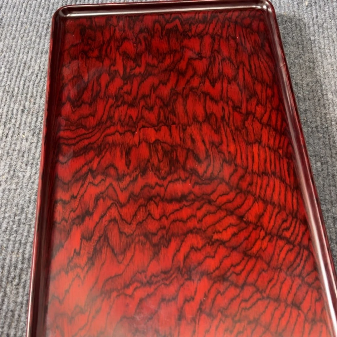 木红酸枝独板托盘