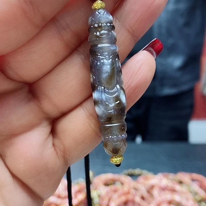 玛瑙/玉髓颈饰合金