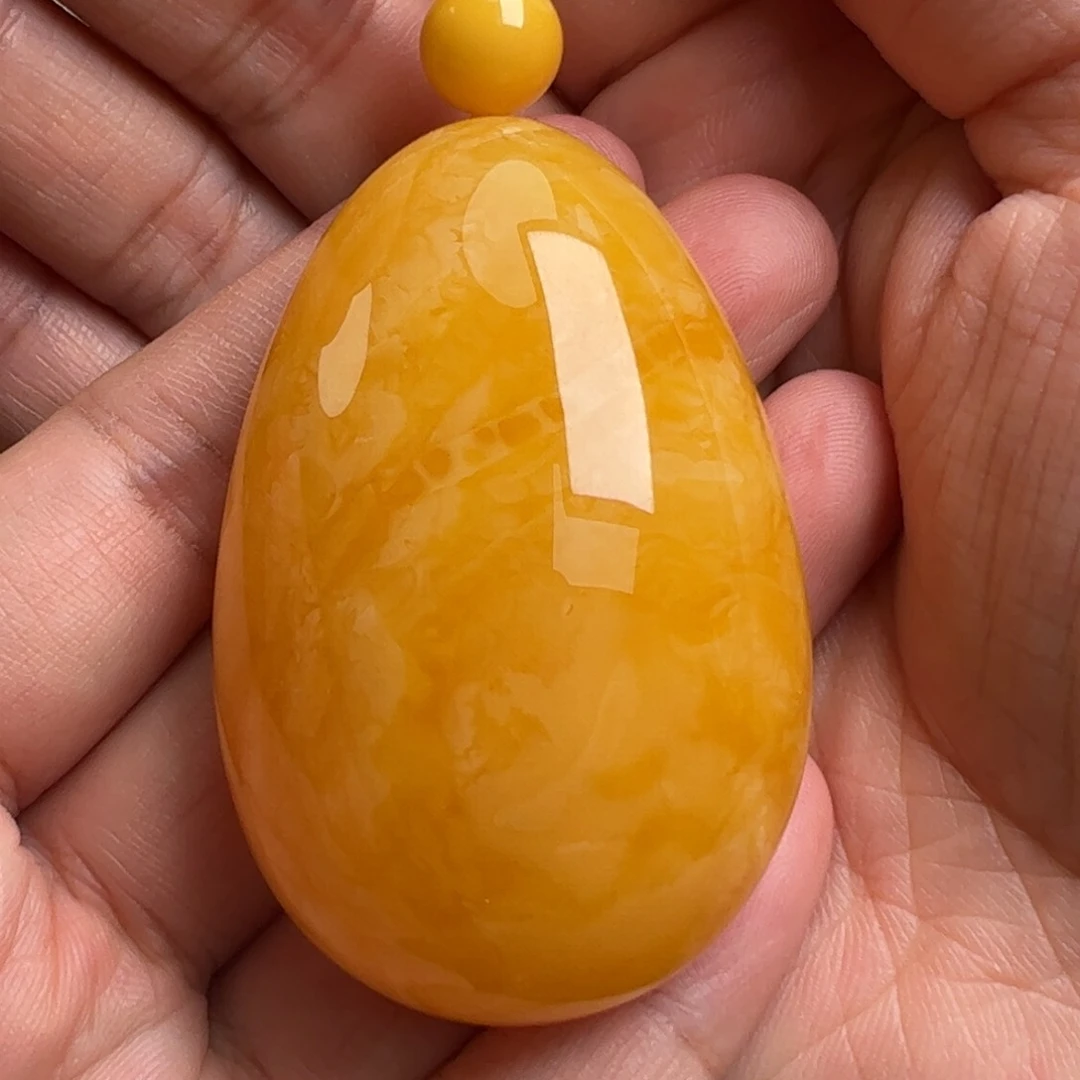 未镶嵌毛衣链蜜蜡无优化