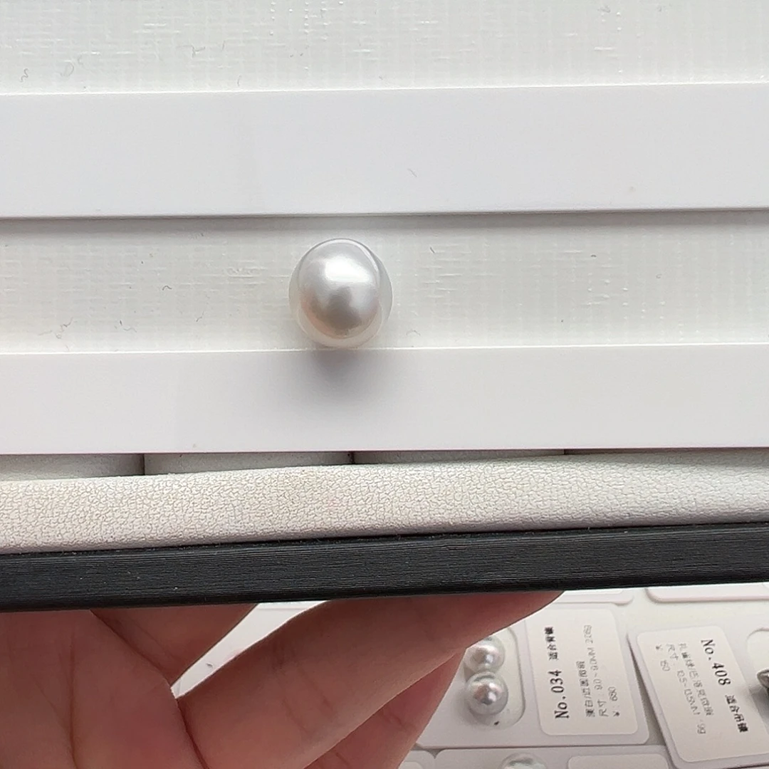 海水珍珠未镶嵌裸珠澳白裸珠10-11mm可定制爱