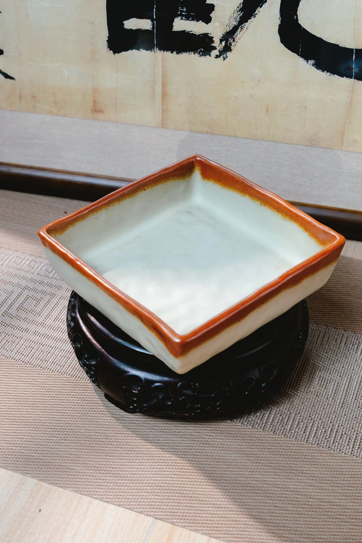 复古风中式四方盘餐盘家用盘子餐具碟子