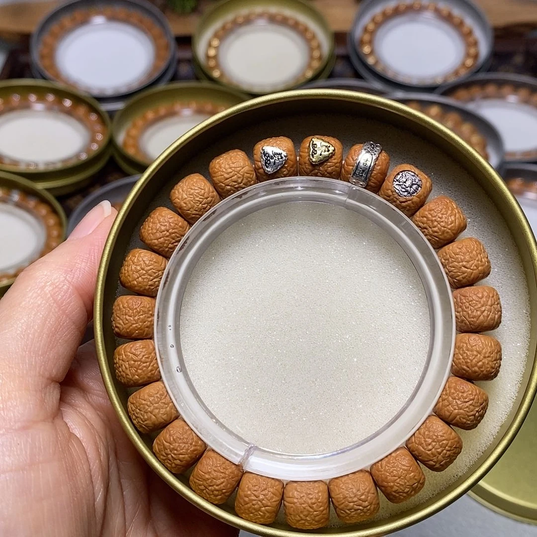 猴头核桃手串358号10左右四标高配龙鳌全品