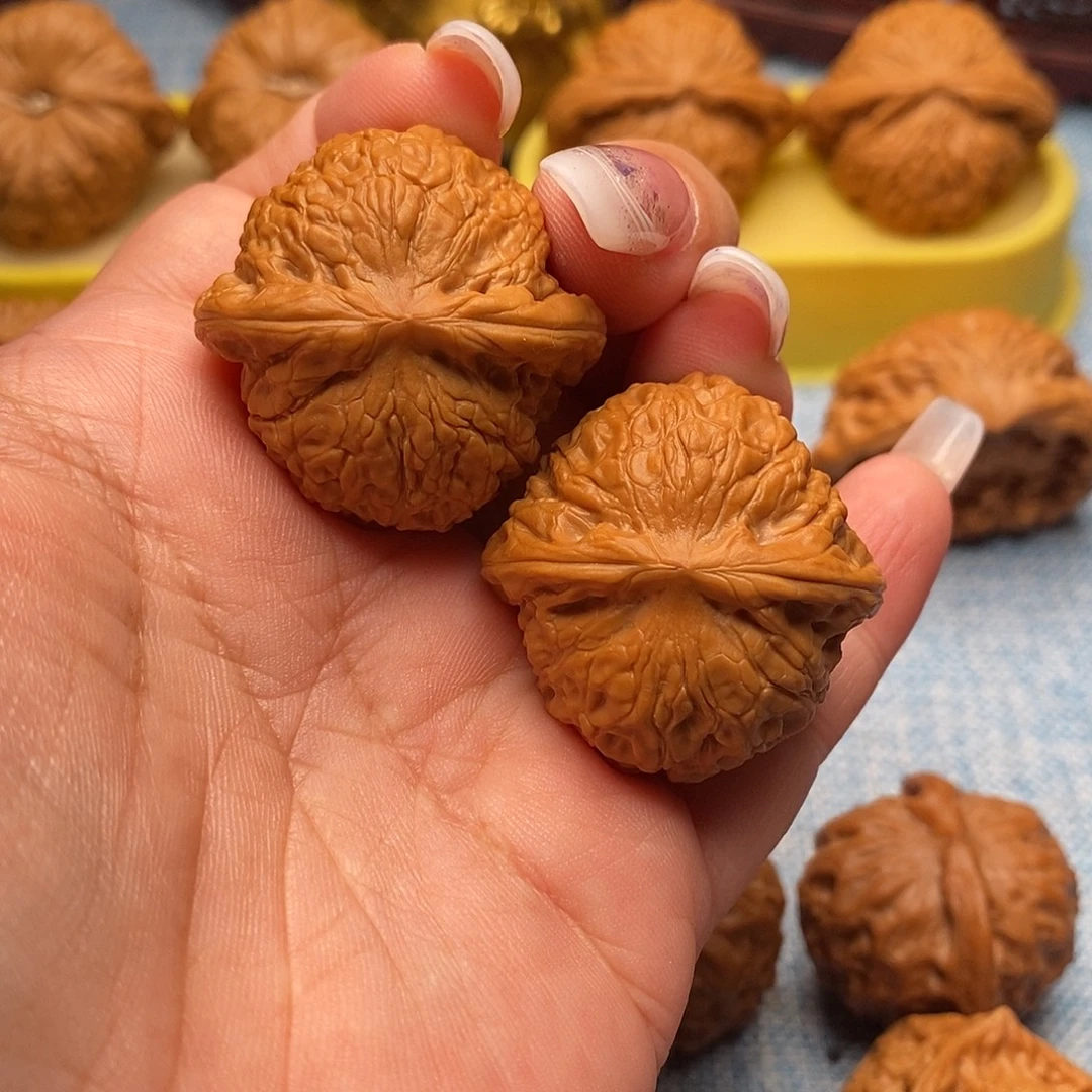 把件文玩核桃毕业肉球乾隆磨35尺全品
