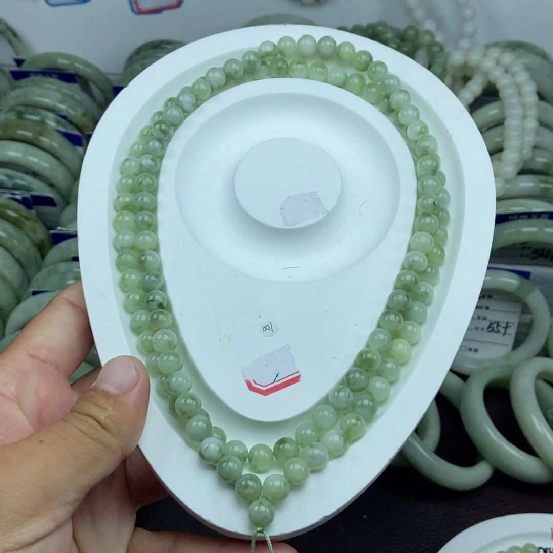 蛇纹石玉未镶嵌手链