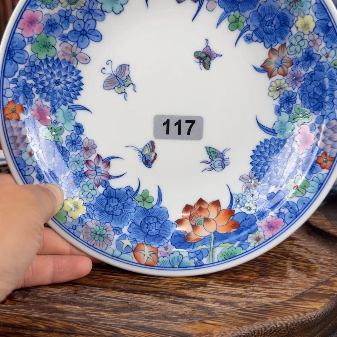 瓷片景德镇手绘青花茶器117