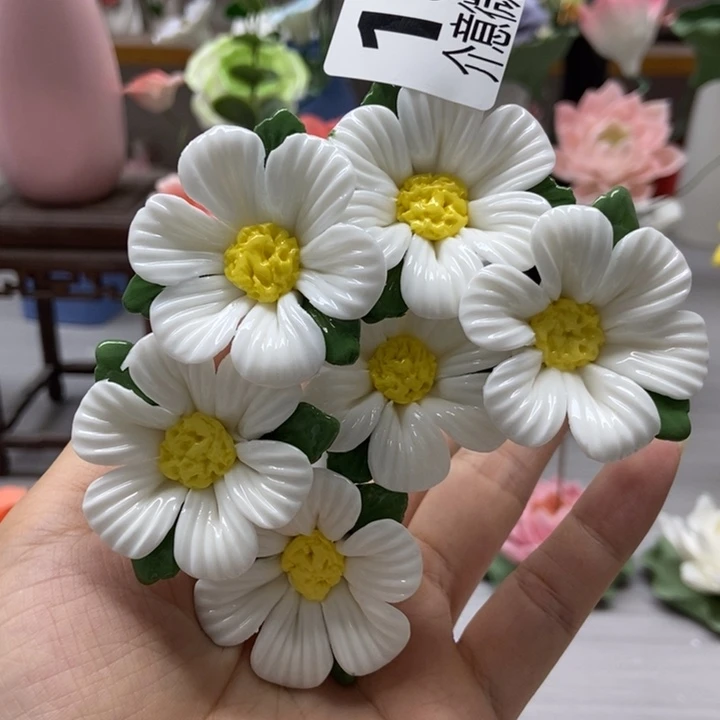 陶瓷手工制作陶瓷花