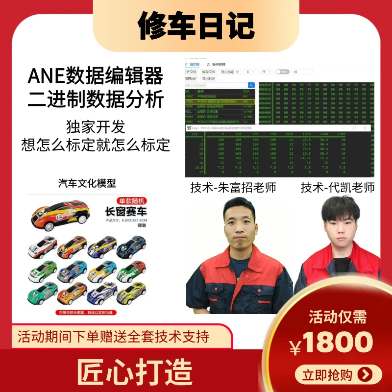 ANE数据编辑器专业标定汽车模型