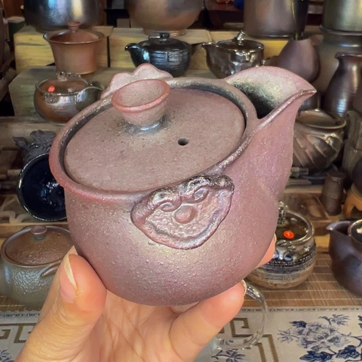 ****ɵ建水柴烧宝瓶微瑕