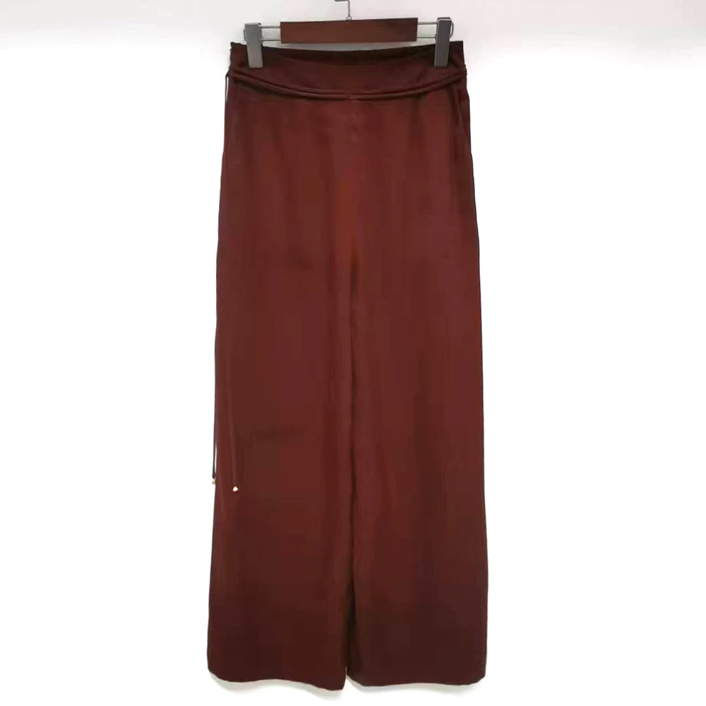 陌妆裤子(红莨色）A147