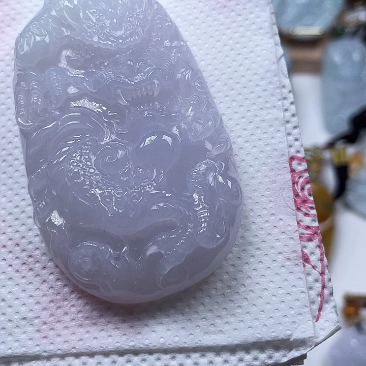 豪***媒翡翠未镶嵌颈饰天然