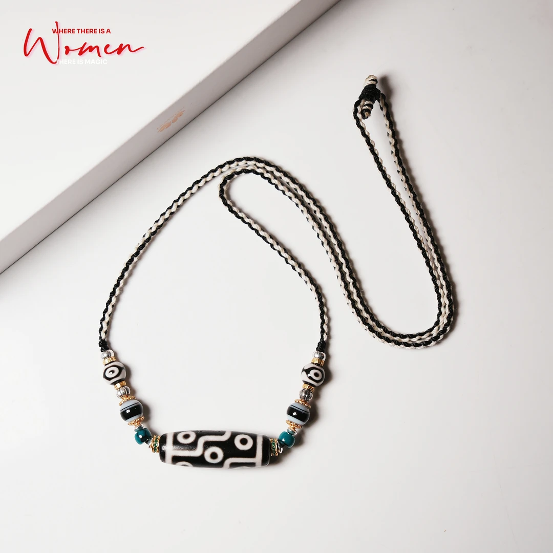 岚宫措| 九眼天珠项链 L456