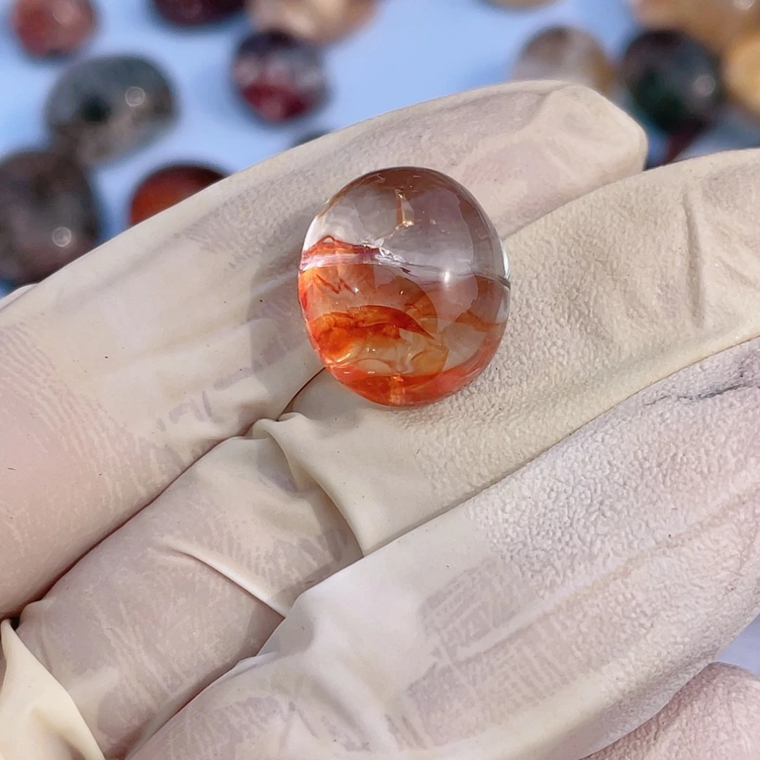 水晶浇花蛋面未镶嵌1****1