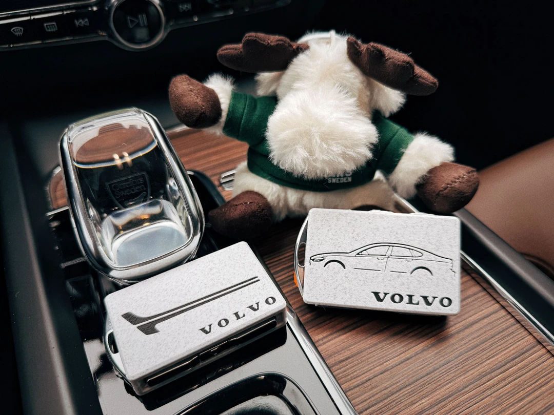 新款沃尔沃3D打印高档钥匙壳仿大理石材质