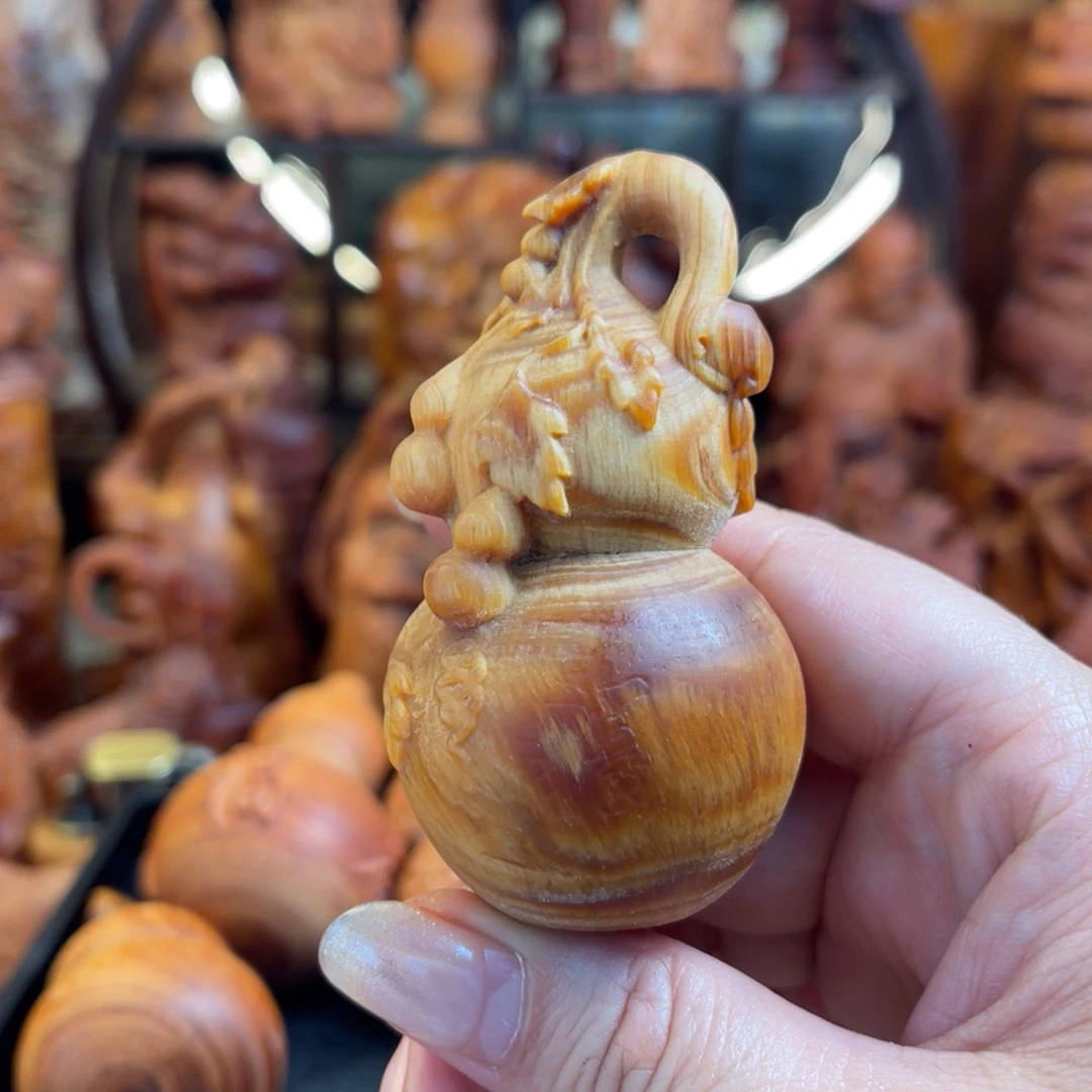 松木（琥珀木）其他微瑕葫芦