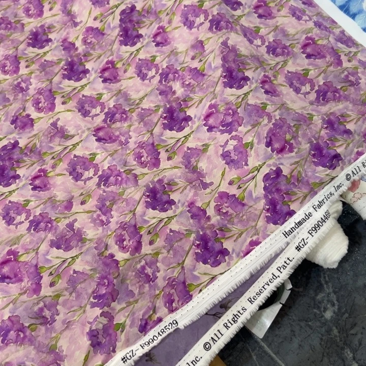 棉一米价纯棉60支加密贡缎1.5米宽果子D