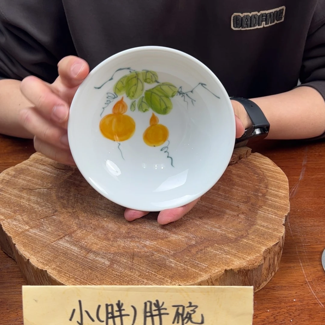 瓷片景德镇陶瓷手工手绘制作