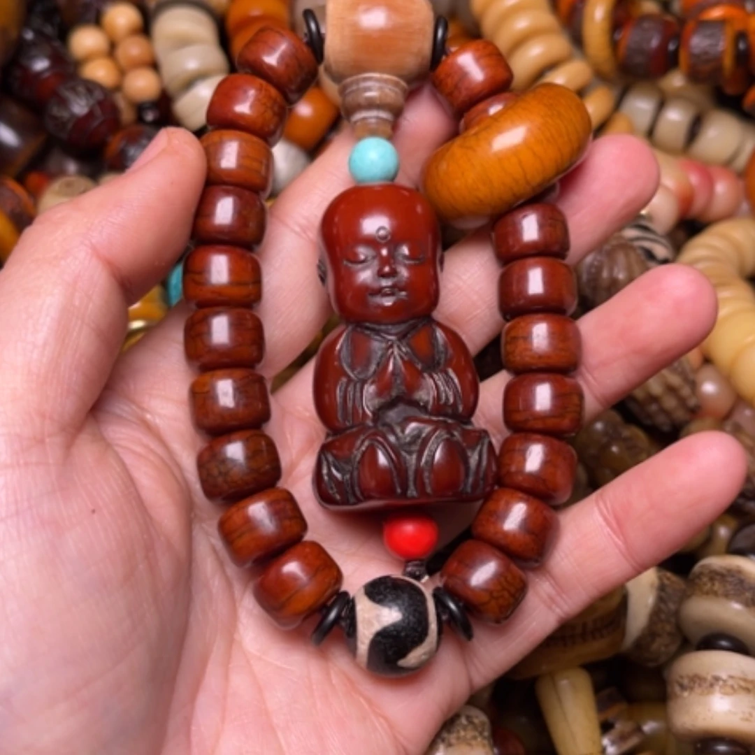 【闪购商品】牛骨手串/手链牛骨12×9×20小和尚