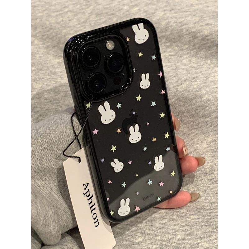 奥菲顿星星米菲兔适用iPhone16/15pro亚克力苹果1413手机壳12套11